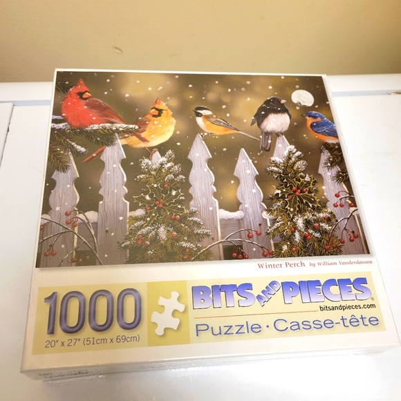 NIB 1000 Piece Winter Perch Puzzle - Picture 1 of 3